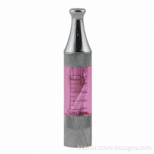 E-cigarette Atomizer with 2.5mL Capacity, 74mm Length